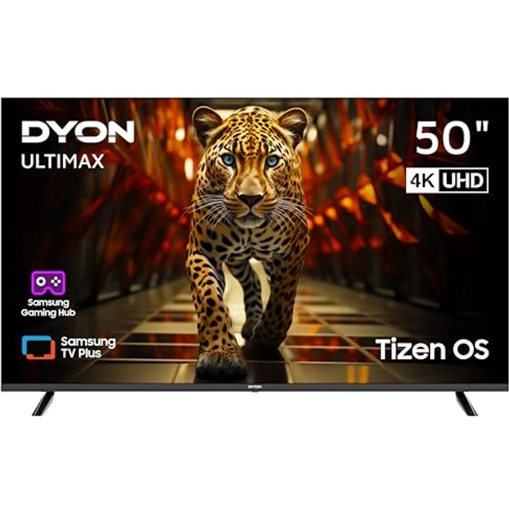 DYON ULTIMAX 50U-TI - 50 Zoll (126 cm) 4K Ultra-HD Smart TV, Tizen OS, Triple Tuner, Samsung Smart & Gaming Hub, Prime Video, Netflix, Disney+ - Titanium – Bild 1