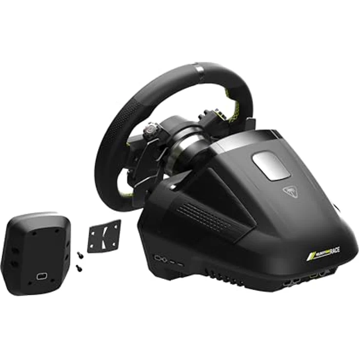 TURTLE BEACH VelocityOne Race, Gaming-Lenkrad für PC und Xbox mit 7,2 Nm Force-Feedback, Dynamic Brake Tek und anpassbarer Pedalerie, schwarz – Bild 3