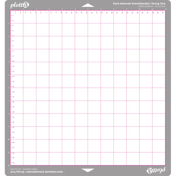 Silhouette America plottiX Schneidematte 12 x 12 Zoll, stark klebend für dicke reißfeste Materialien, kompatibel mit SILHOUETTE CAMEO 1-4