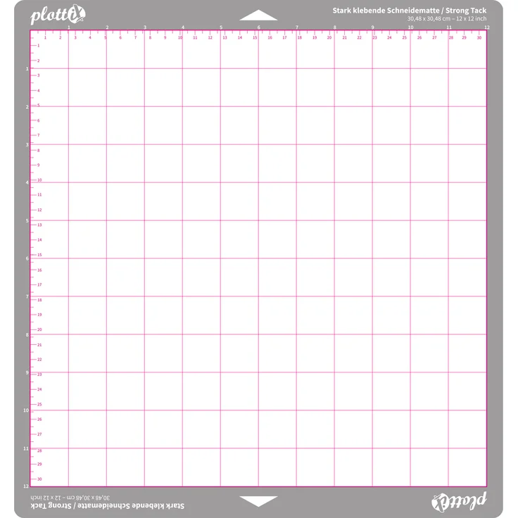 Silhouette America plottiX Schneidematte 12 x 12 Zoll, stark klebend für dicke reißfeste Materialien, kompatibel mit SILHOUETTE CAMEO 1-4