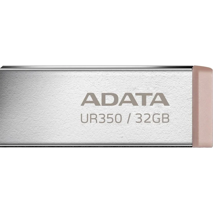 ADATA UR350, USB-Stick 32 GB, USB-A 3.2 Gen 1, metallisch, wasser- und staubfest
