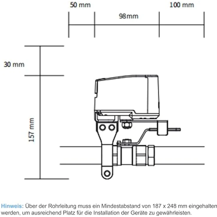 Aqara Smartes Ventilsteuer T1, kompatibel mit Wassersensor, Unterstützung für HomeKit, Alexa, Google, Matter, Zigbee 3.0 Hub erforderlich – Bild 2