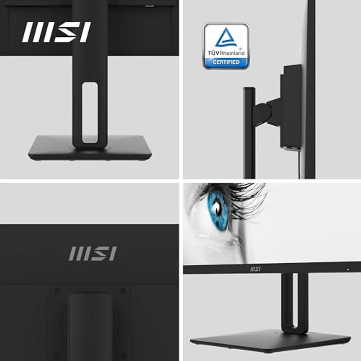 MSI PRO MP242APDE 24 Zoll (60cm) Business Monitor, FHD (1920x1080), 100Hz, IPS Panel, Flat, Freesync, HDMI, Schwarz – Bild 3