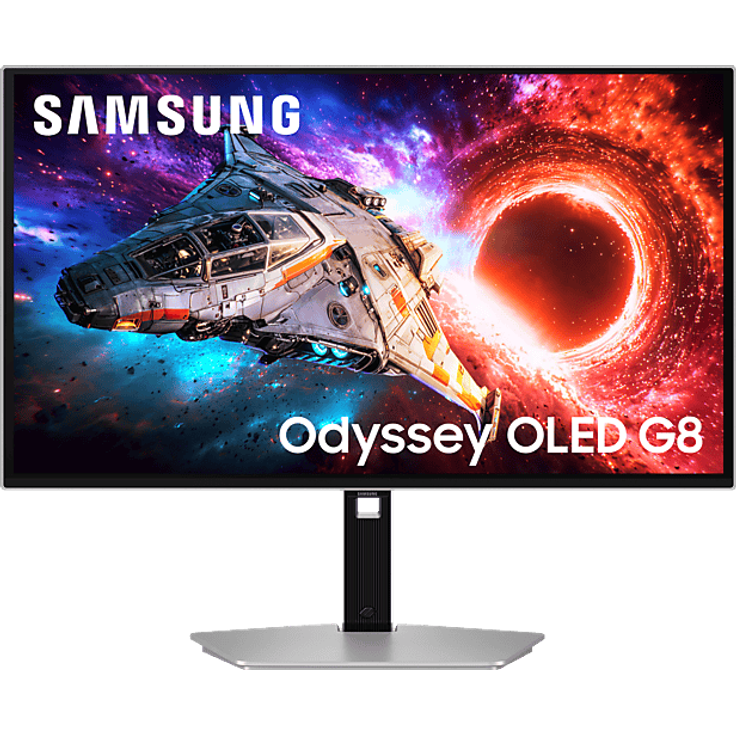 SAMSUNG Odyssey OLED G8 (G80SH) 27 Zoll 4K UHD Gaming Monitor, 0,03 ms Reaktionszeit, 240 Hz