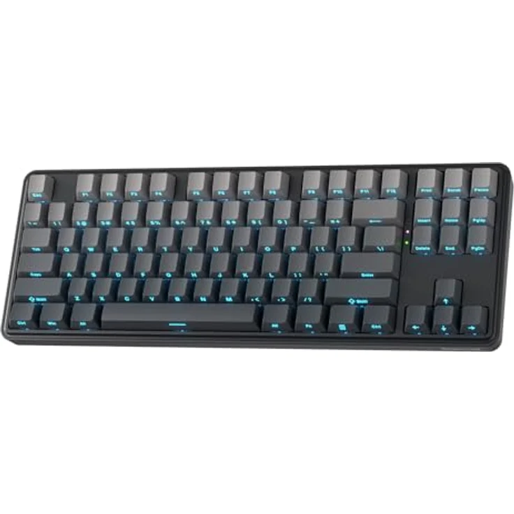 Redragon K707 PRO GB 80% Gasket RGB Gaming-Tastatur, kabellose TKL-Metall-Tastatur mit Hot-Swap, PBT-Gradient-Keycaps und Geräuschdämpfungsschaltern – Bild 1