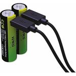 VERICO LoopEnergy AA USB-C Mignon-Akku 2550mWh 1,5V 2 St. Mignon (AA)-Akku Li-Ion 1700 mAh 1.5V 2St.