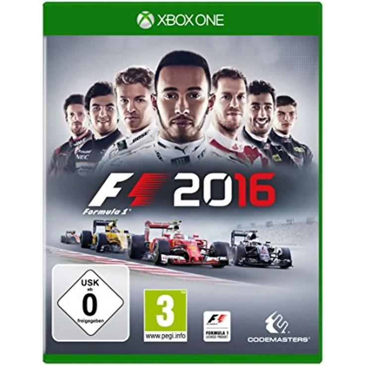 Codemasters F1 2016, offizielles Formel 1-Videospiel mit allen Fahrern, Teams und Strecken der Saison 2016, Xbox One