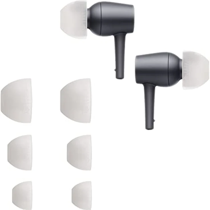 kwmobile 6x Ohrpolster Set für Sony MDR-EX750BT / WI-1000X / WI-H700 / WI-C200, Silikon In-Ear Ohrstöpsel in 3 Größen (S/M/L) – Bild 4