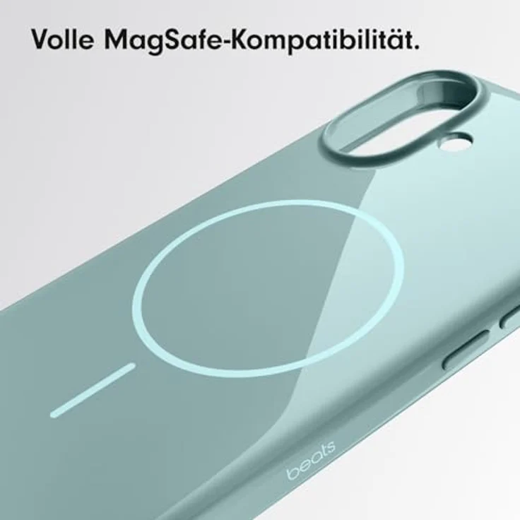 beats Case iPhone 16 - MagSafe, Kratzfeste Schutzhülle, passgenau, Innenfutter aus Mikrofaser - Pazifikblau – Bild 3