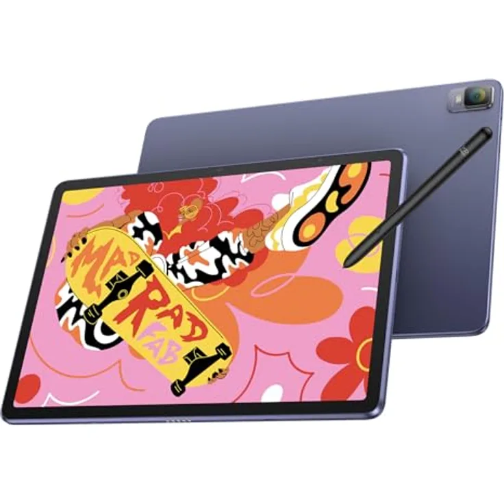 XP-PEN Grafiktablett Magic Drawing Pad, 12 Zoll, 2K Auflösung, Farbraum 77% NTSC, 109% sRGB, 82% Adobe RGB, 8GB RAM, 256GB Speicher, Android System, Schwarz