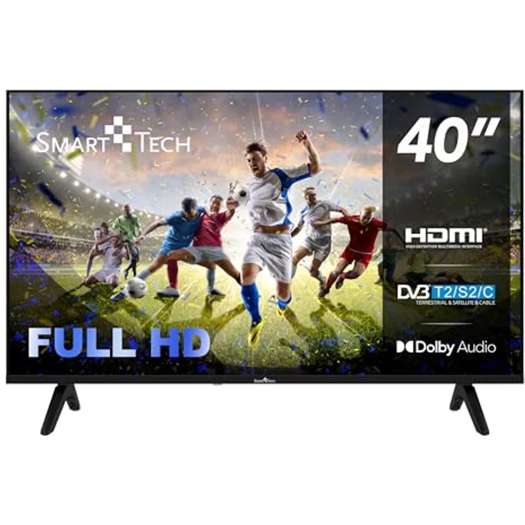 Smart Tech 40FH01K, 40 Zoll (101 cm) FHD LED Smart-Fernseher mit Netflix, YouTube, Disney+ – Bild 1