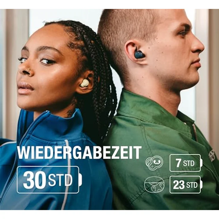 Fresh n Rebel Twins Breez In-Ear Bluetooth Kopfhörer, kabellos mit 7 h Laufzeit, Blau – Bild 2