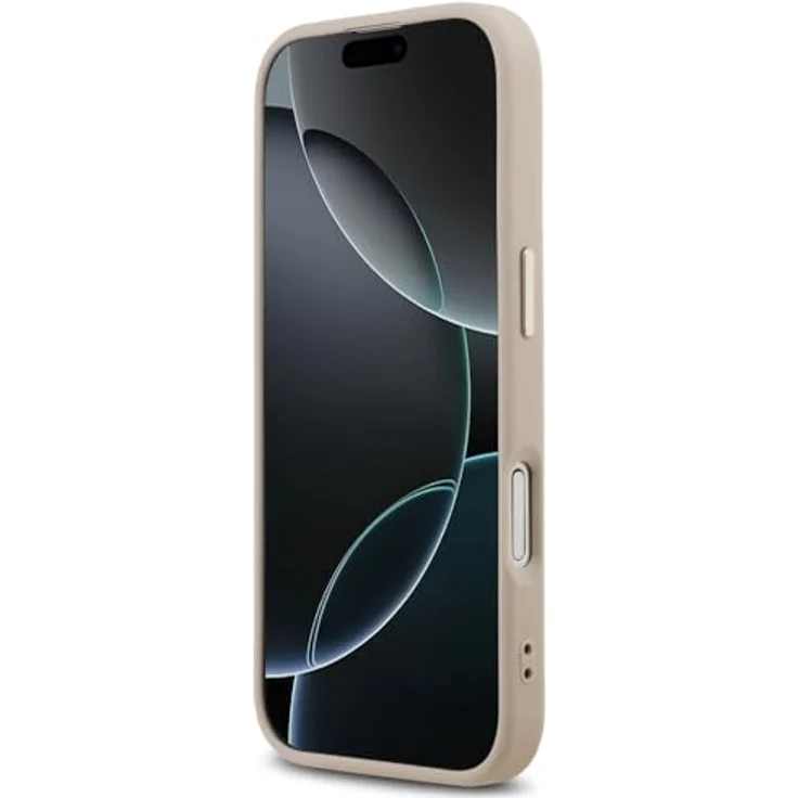CG MOBILE Guess 4G Groß 4G Klassiker Logo Schutzhülle für iPhone 17, Kunstleder/TPU/PC, Pink/Gold – Bild 5