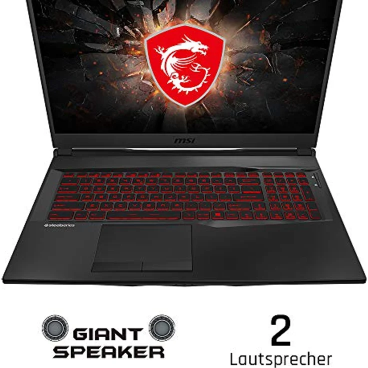 MSI GL75 10SFR-221 - Gaming-Laptop 17,3 Zoll (43,9 cm) Full HD, Intel Core i7-10750H, 16GB RAM, 512GB SSD + 1TB HDD, NVIDIA GeForce RTX 2070, Windows 10 Home 64-bit (GL75 10SFR-221) – Bild 8