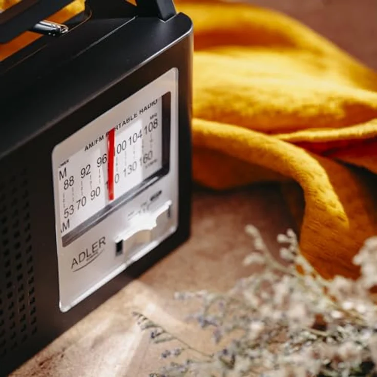 Adler AD 1909 Radio (Tragbares AM FM Radio mit Antenne) – Bild 3