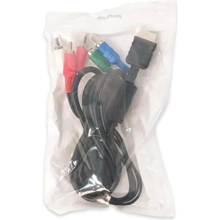 Freaks And Geeks Component Video Cable für Sony PlayStation 2, kabelgebunden für PS1/PS2/PS3