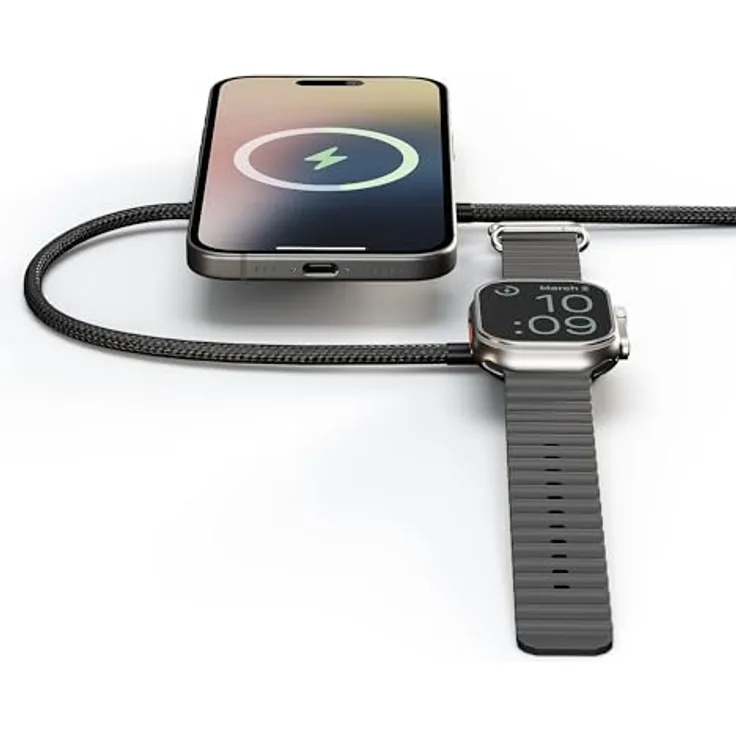 Zens Wireless Charger Pro 2, Qi2-zertifiziertes 25 W Ladegerät mit magnetischem Design, schwarz