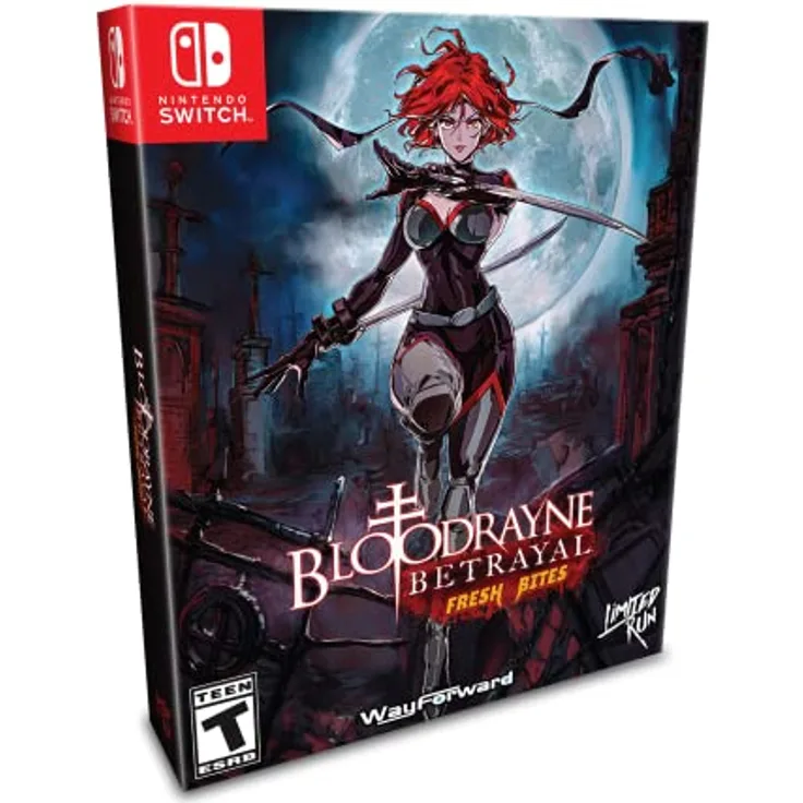 Limited Run Bloodrayne Betrayal: Fresh Bites (Collector's Edition) Nintendo Switch Game, Schwarz