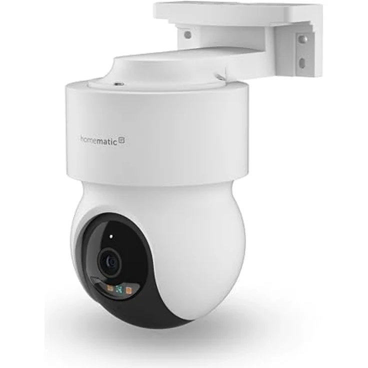 Homematic IP Außenkamera, Smart Home Überwachungskamera mit 5 MP, AI Bewegungs-/Geräuscherkennung, Zwei-Wege-Audio, Nachtsicht, 162943A0 – Bild 1