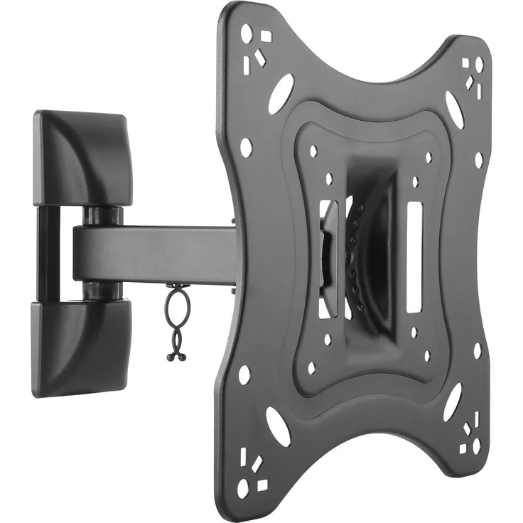 AlzaErgo M155B Allround-Gelenk TV-Halterung für 23"-42" Geräte, neigbar bis -20°, drehbar 180°, Tragkraft 20 kg, VESA-kompatibel