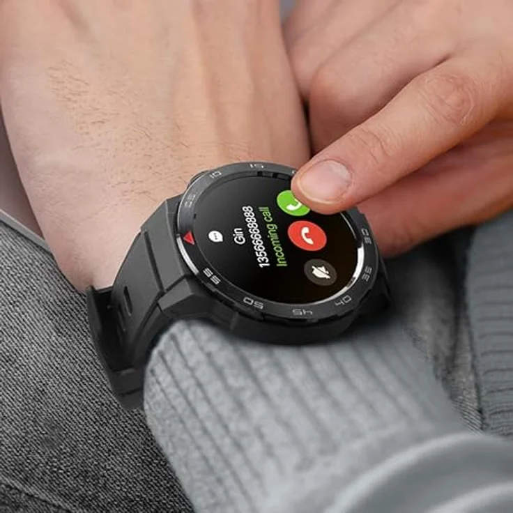 Mibro Smart Watch GS Pro (Schwarz) - 1,4 Zoll Amoled Display, Bluetooth Anrufe, 20 Tage Akkulaufzeit, 5ATM wasserdicht, GPS-Positionierung, 105 Sportmodi, Herzfrequenzüberwachung, Sportlicher Stil – Bild 5