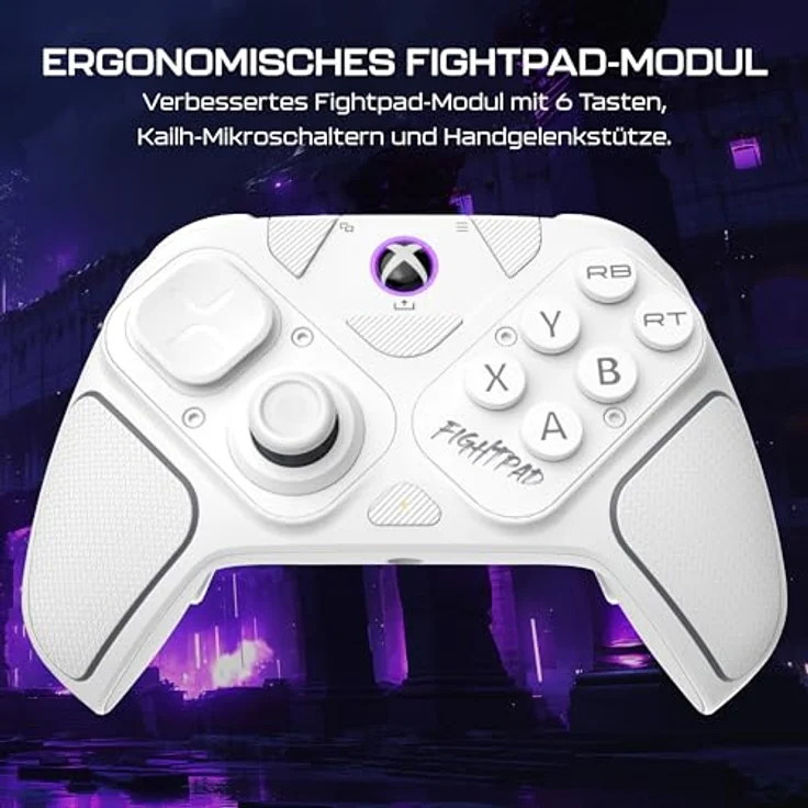 Turtle Beach Victrix Pro BFG Reloaded, Kabelloser Modular Xbox Controller in Weiß mit 3 anpassbaren Modulen und 5-Stopp-Halleffekt-Clutch Trigger – Bild 3