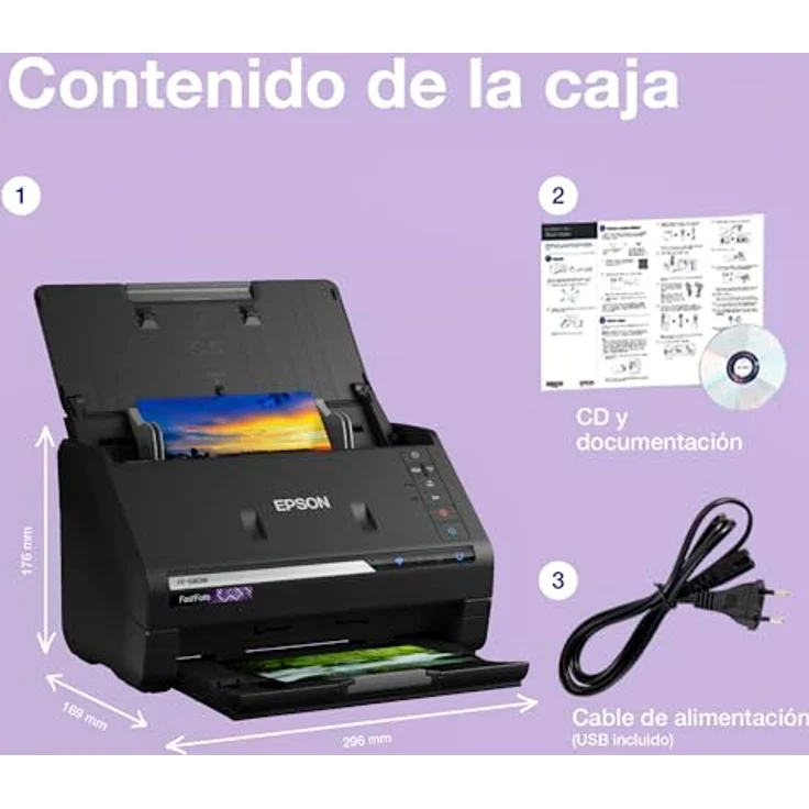 Epson FastFoto FF-680W B11B237401 Scanner (Scannt 10 x 15 Foto in einer Sekunde, bis DIN A4, beidseitiger Scan, automatische Ausrichtung, Zuschnitt und Optimierung, Bilder einfach speichern) – Bild 4