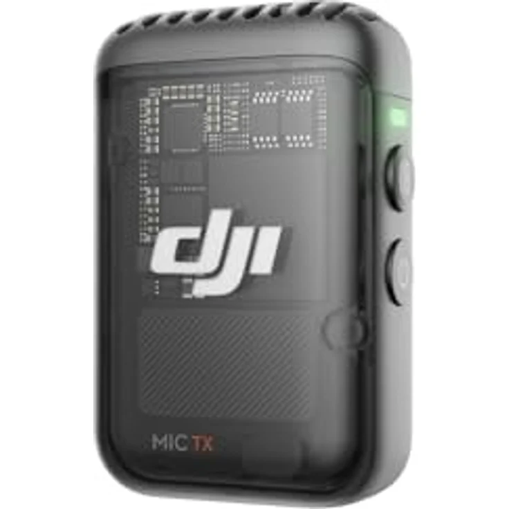 DJI Mic 2-Sender (Schattenschwarz), kabelloses Mikrofon mit intelligenter Rauschunterdrückung, 14 Stunden interne Aufnahme, 6 Stunden Akkulaufzeit, magnetische Befestigung, Bluetooth-Mikrofon – Bild 1