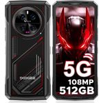 DOOGEE V40 Smartphone (6.78 Zoll, 512 GB Speicherplatz, 108 MP Kamera, 5G Android 14 32GB+512GB 8680mAh AI Triple-Kamera (108+20+8+0.08)MP)
