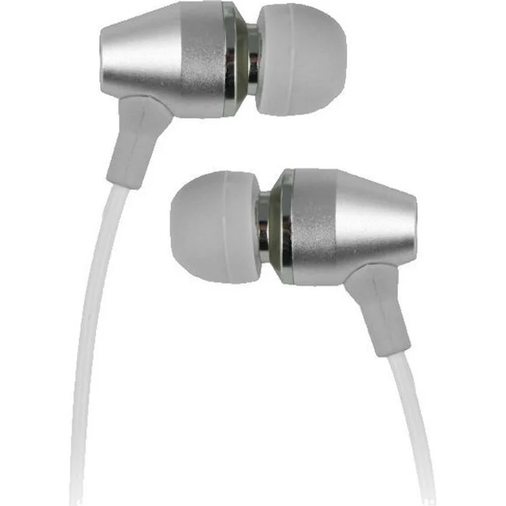 ARCTIC E231-WM, In-ear Kopfhörer mit Mikrofon, Kabelgebunden, 20 - 22000 Hz, 5 g, Weiß, Aluminiumgehäuse, Silikonkappen für optimalen Tragekomfort