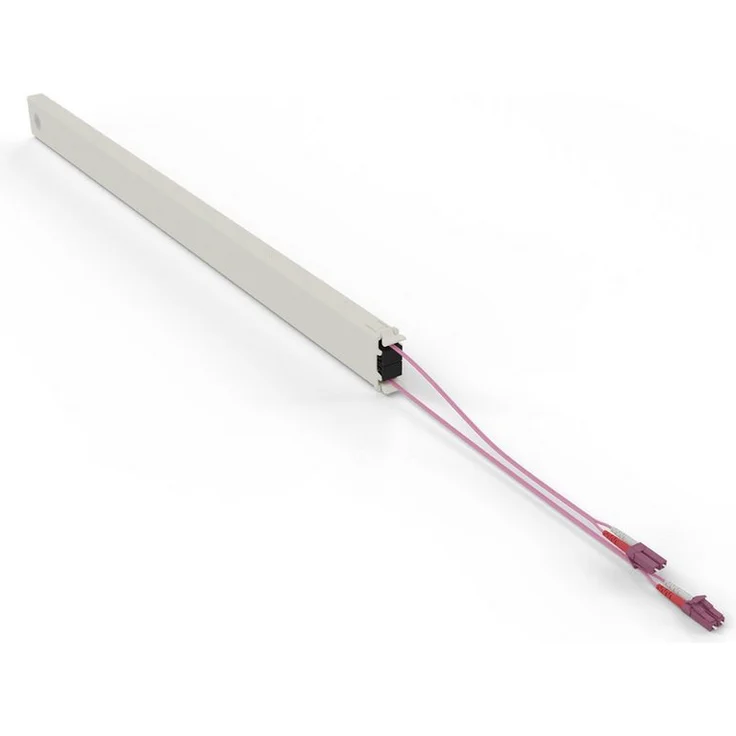 PATCHBOX Rack .one, 46RU Cassette mit 2,5 m OM4 LC-LC Kabel, Lichtleitertyp 50 µm