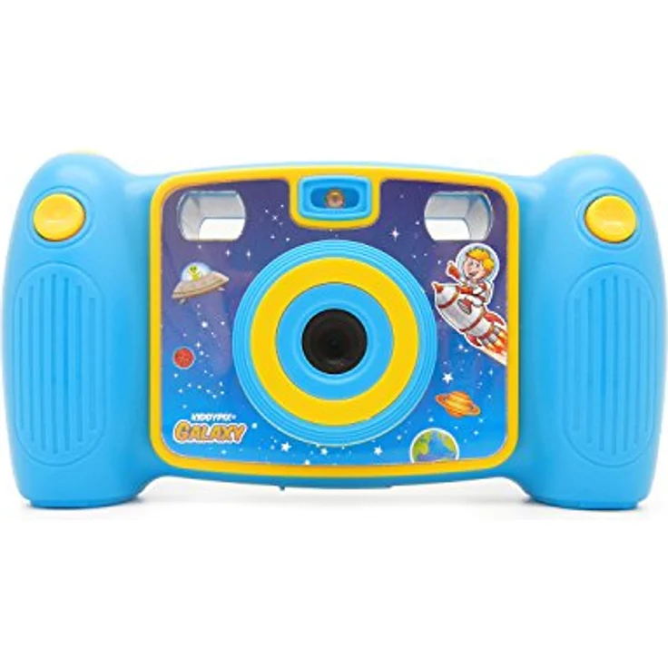 Easypix Kiddypix Galaxy Kinder Digitalkamera, blau - 5MP Auflösung, 2 Objektive, Selfies optimal geeignet – Bild 2