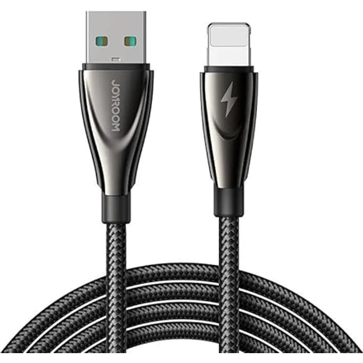 JOYROOM SA31-AL3 Pioneer Series Lightning-USB-Kabel, 3 A Schnellladung, 1,2 m, Schwarz