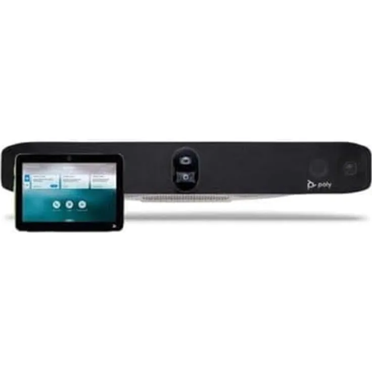 Poly Studio X70 & TC10 All-in-one 4K Video Konferenz (EU), professionelle 20-Megapixel-Kamerasensoren und Zwei-Wege-Stereo-Lautsprecher