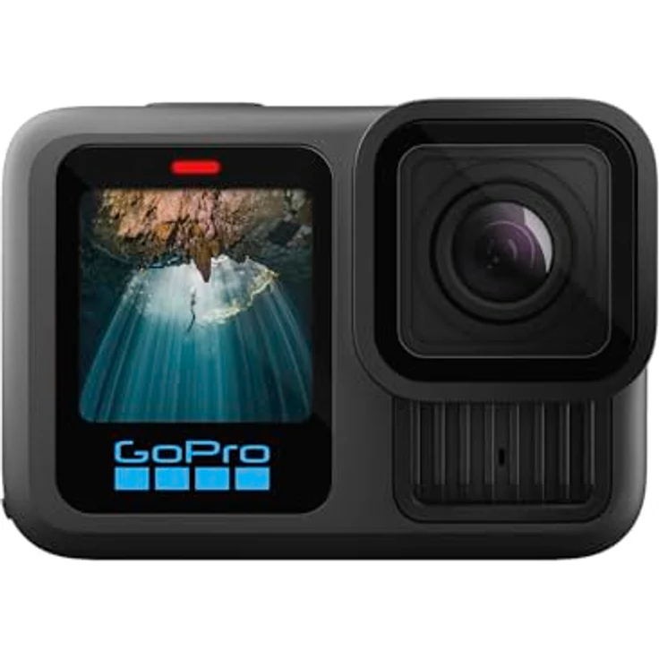 GoPro HERO13 Black – wasserdichte Actionkamera mit 5,3K60-Video, 27MP-Foto + HB-Series-Objektivkompatibilität – Bild 1