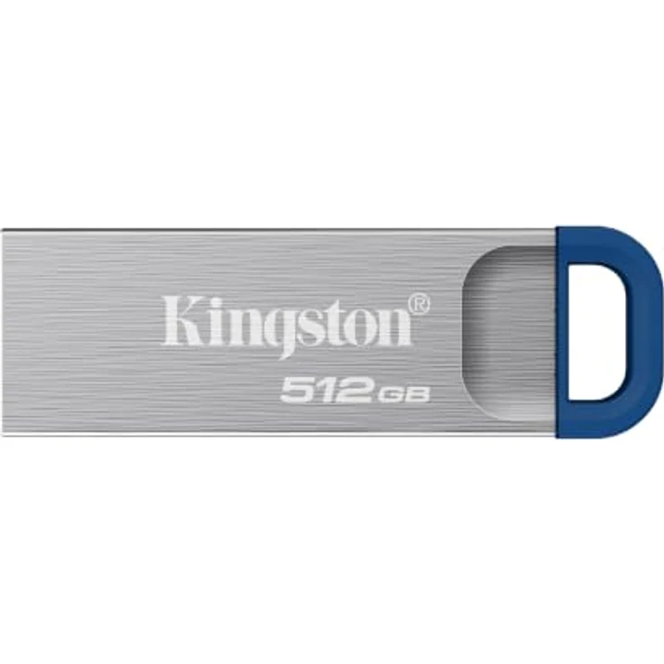 Kingston DataTraveler Kyson G2, 512GB USB-Stick mit USB 3.2 Gen 1, Übertragungsgeschwindigkeiten bis zu 220 MB/s, grau – Bild 1
