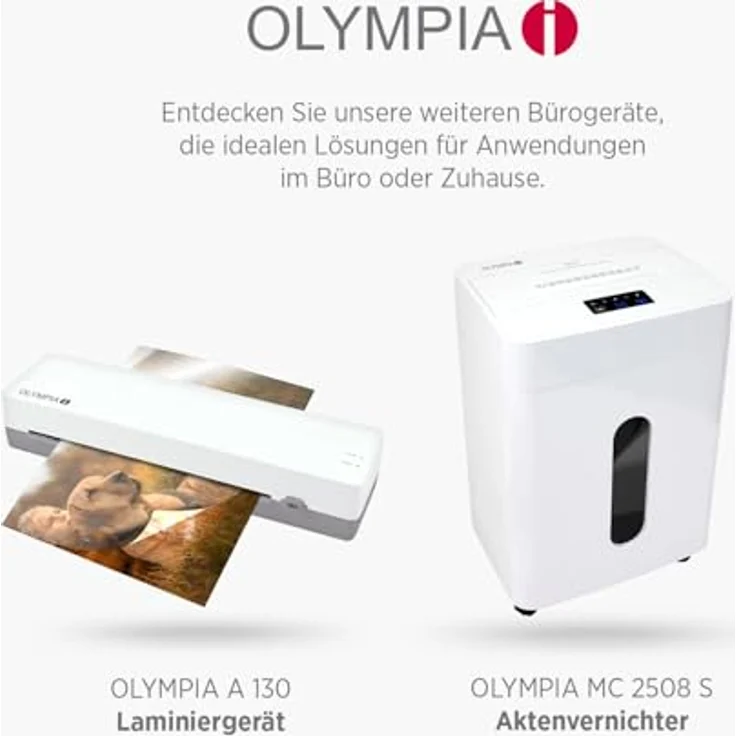 Olympia TB 1280 Thermobinder (Automatische Abschaltung, Schnelles Aufwärmen, Bis 200 Blatt, Bindegerät für Thermo-Bindemappen, Thermobindemaschine DIN A4 für Büro) – Bild 10