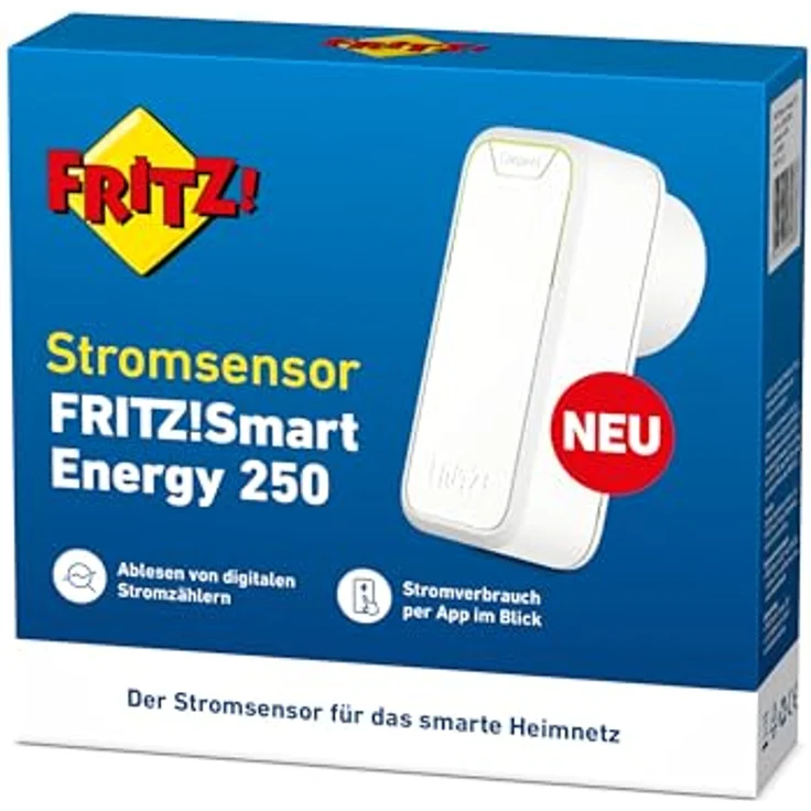 AVM FRITZ!Smart Energy 250, Intelligenter Stromsensor zur Optimierung der Energiekosten, kompatibel mit FRITZ!Box, Überwachung per App und FRITZ!OS – Bild 3