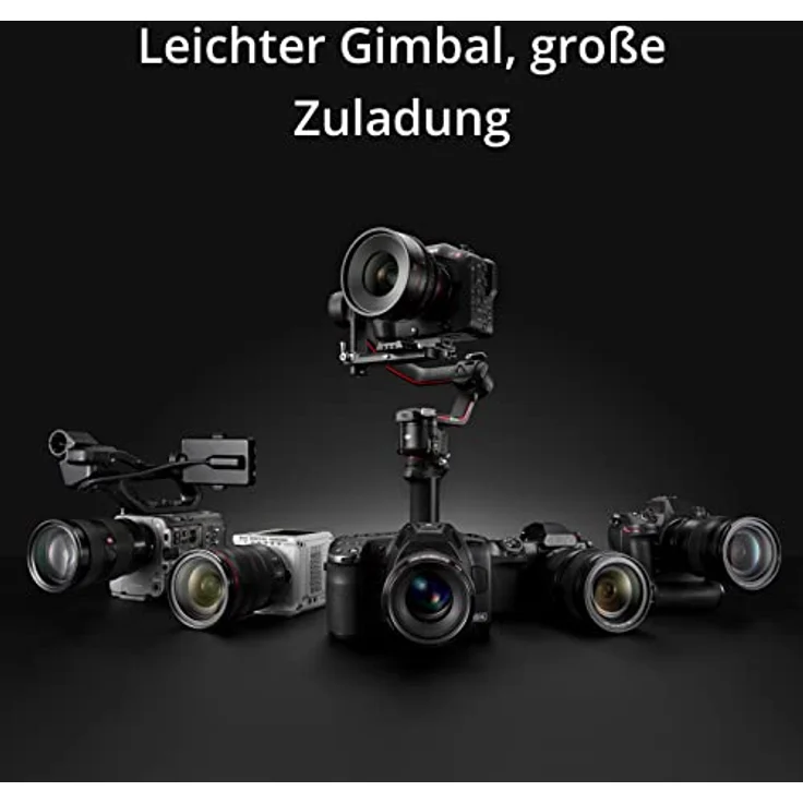 DJI RS 3 Pro Combo – 3-Achsen Gimbal-Stabilisator für DSLR- und Kinokameras, automatische Achsensperren, verlängerte Carbon-Achsenarme, 4,5 kg getestete Zuladung, LiDAR-Fokus, O3 Pro Übertragung – Bild 4
