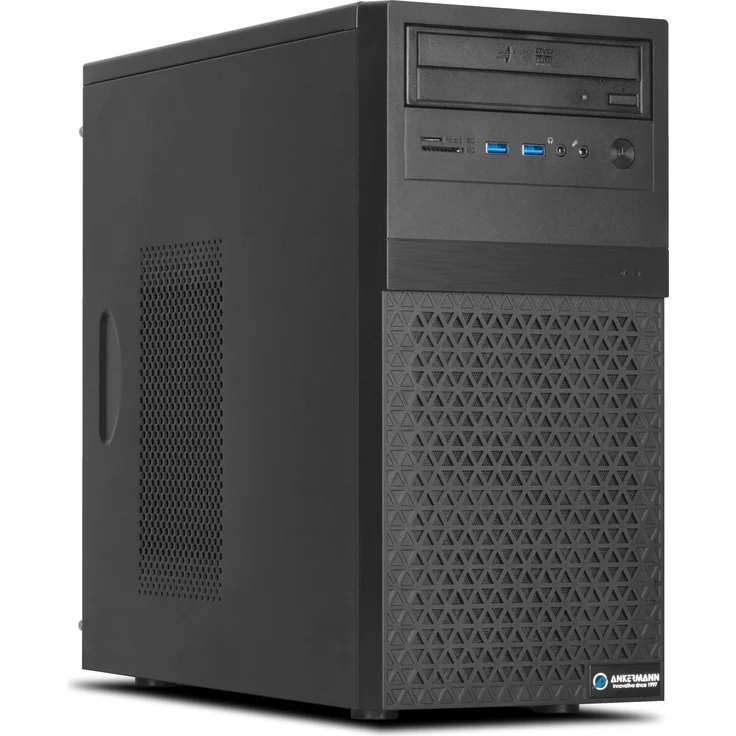 Ankermann-PC Office Pro V3, Intel Core i3-12100F, Nvidia GeForce GT 610 2GB, 16GB DDR5 RAM, 1TB SSD, Windows 11, WLAN & Bluetooth, Libre Office
