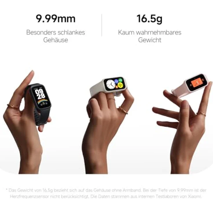 XIAOMI Smart Band 9 Active pink, 1,47 AMOLED-Display, 18 Tage Akkulaufzeit – Bild 4