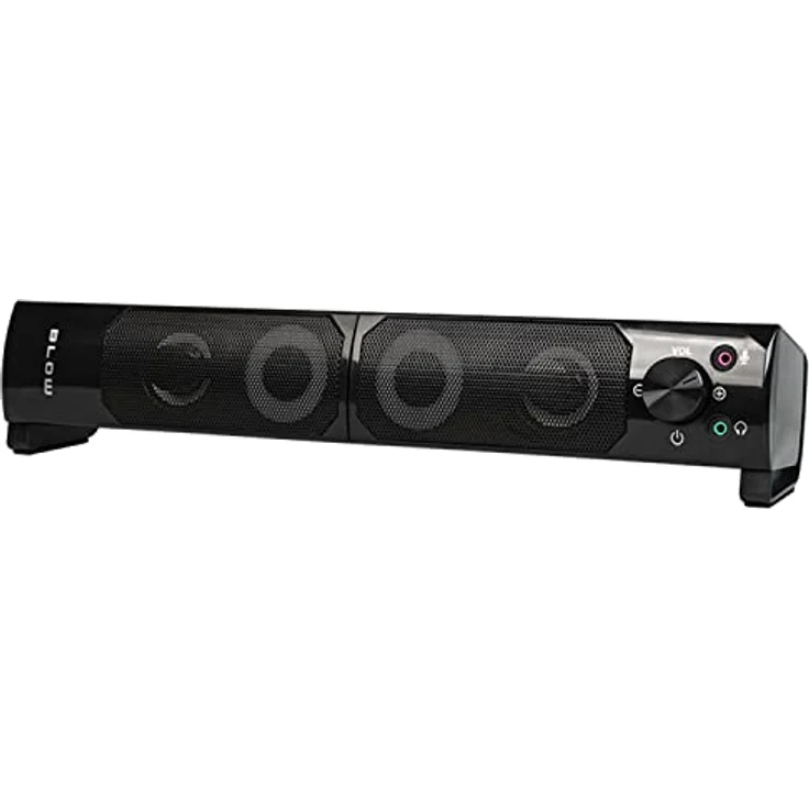 Blow MS-28 PC-Lautsprecher (Bluetooth, 6 W, AUX-Anschluss, Soundbar-Funktion [Modulare Verbindung], RGB-LED-Beleuchtung) – Bild 2