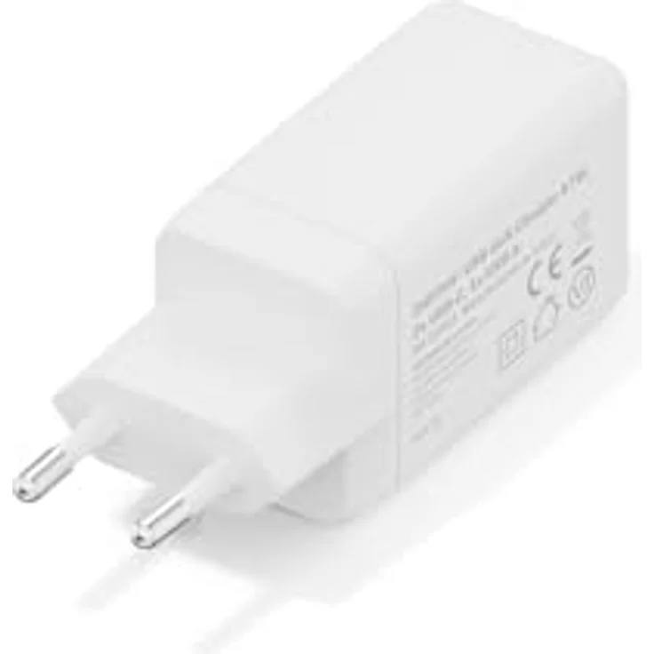 DIGITUS USB-Ladegerät GaN II, 3-Port Schnellladegerät mit 2x USB-C und 1x USB-A, bis zu 67W, geeignet für Laptop, Handy, Tablet, Smartwatch, Kopfhörer, Powerbank, Weiß – Bild 2