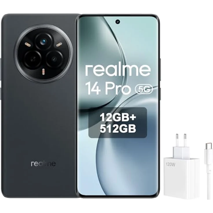 Realme Realme 14 Pro 5g 12gb/512gb 6.7´´ Smartphone mit MediaTek Dimensity 7300 Energy-Prozessor, 120 Hz OLED-Display und 50-MP-Hauptkamera – Bild 2
