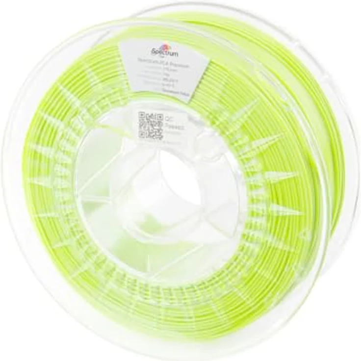 Spectrum 3D Filament PLA Premium, 1,75 mm, fluoreszierendes Gelb, 1 kg – Bild 1