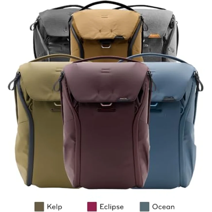 Peak Design Everyday Backpack 20L, Fotorucksack mit patentierter MagLatch-Hardware, wetterfest und aus recyceltem Material, Blau – Bild 8