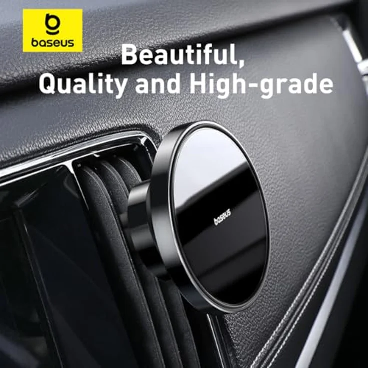 Baseus MagSafe Magnetic Car Mount, Smartphone Halterung mit 360 Grad Drehung, Schwarz – Bild 5
