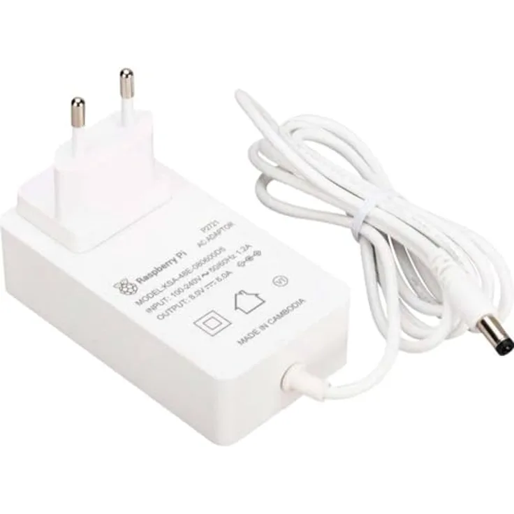 Raspberry Pi® Raspberry Pi® Steckernetzteil, Festspannung Passend: RB-NETZTEIL-BUILTHAT, Netzteil für Entwicklungskits