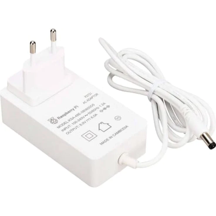 Raspberry Pi® Raspberry Pi® Steckernetzteil, Festspannung Passend: RB-NETZTEIL-BUILTHAT, Netzteil für Entwicklungskits – Bild 1