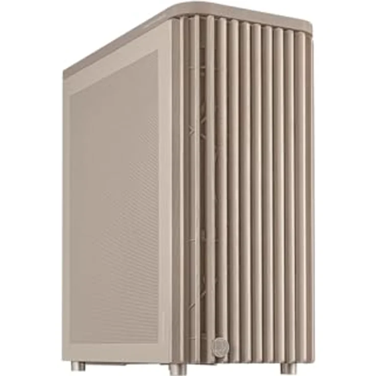ASUS Proart PA401 Wood Mesh PWM Beige, ATX PC-Gehäuse aus Holz mit optimaler Kühlung, 16 cm CPU-Höhe, 2x 160 mm Lüfter – Bild 1